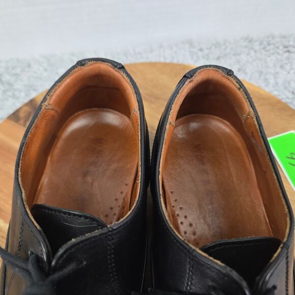 Wolf and Shepherd Mens 7.5EE Black Leather Cap Toe Business Oxford Dress Shoes main image 14